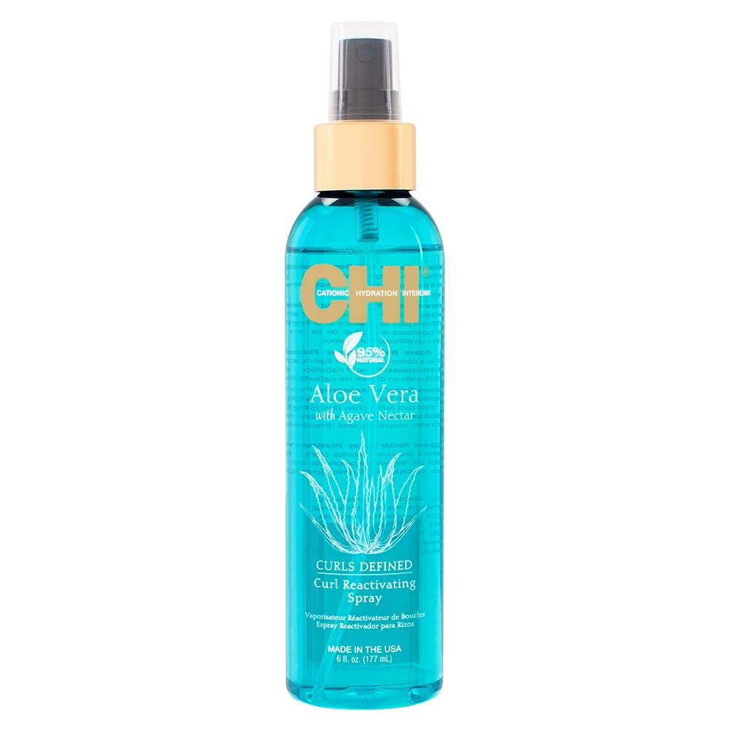 CHI Aloe Vera with Agave Nectar Curls Defined Curl Reactivating Spray 177ml/6oz